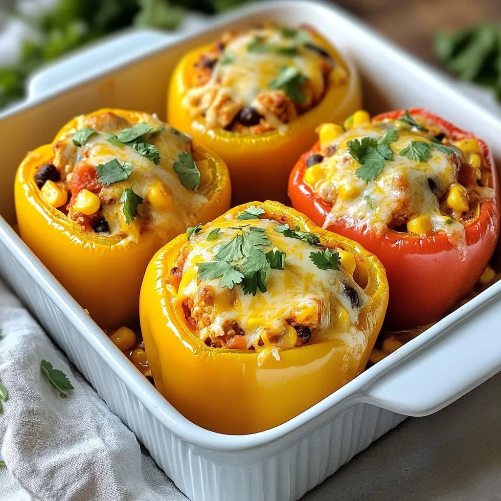 Ranch Chicken Stuffed Peppers Tasty and Simple Dish