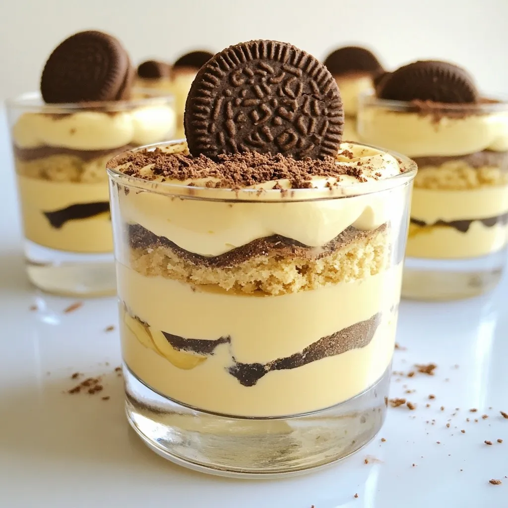 Ingredient Cookies &#038; Cream Mousse Delicious Dessert