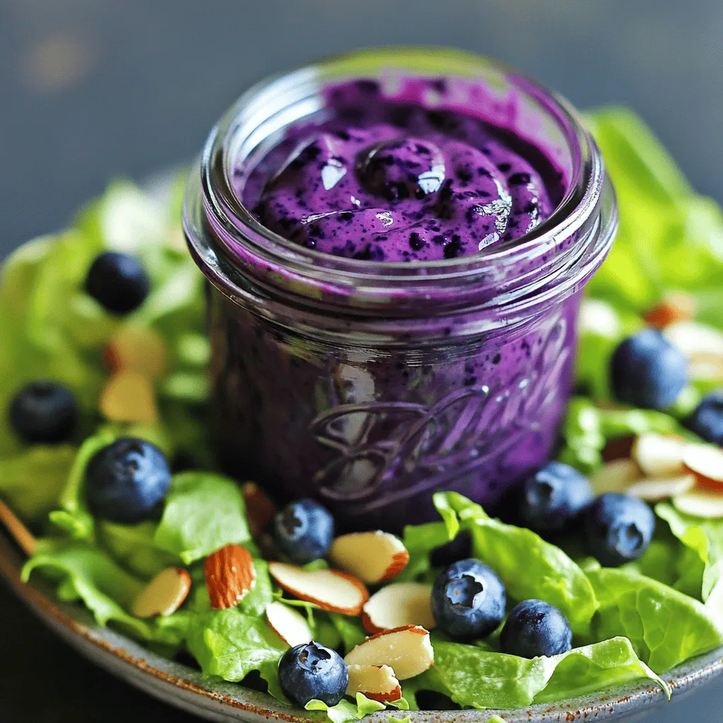 Creamy Blueberry Salad Dressing Simple and Tasty Blend