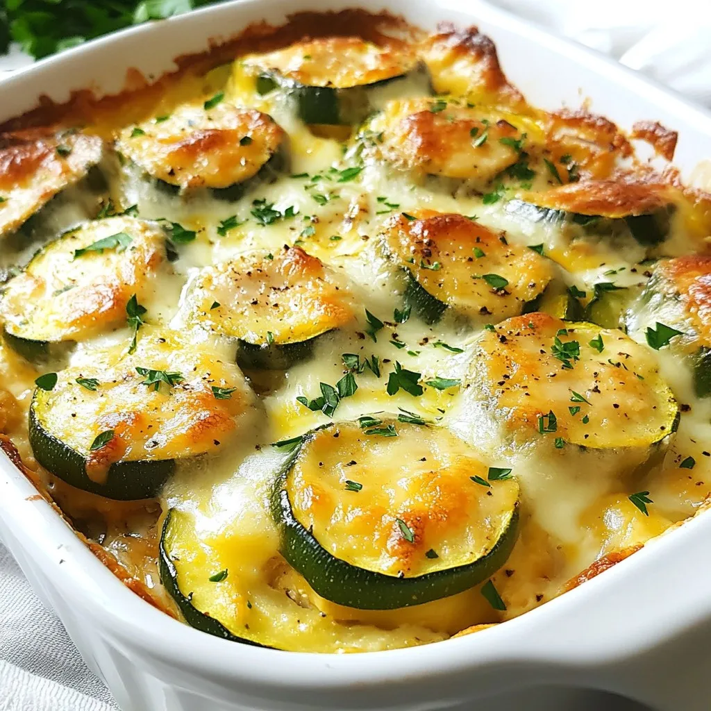 High-Protein Chicken Zucchini Bake Healthy and Easy