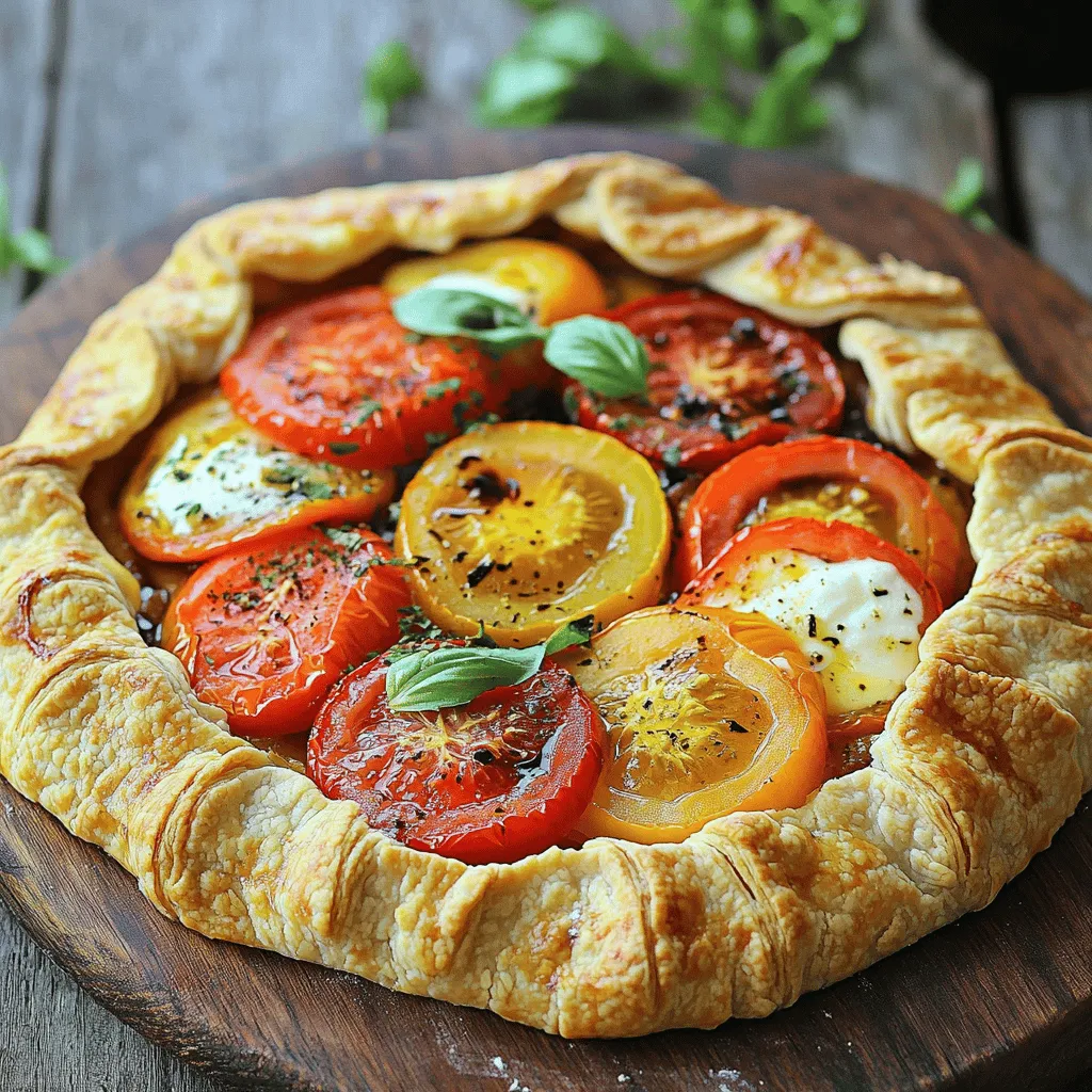 Easy Tomato Galette Simple and Delicious Recipe