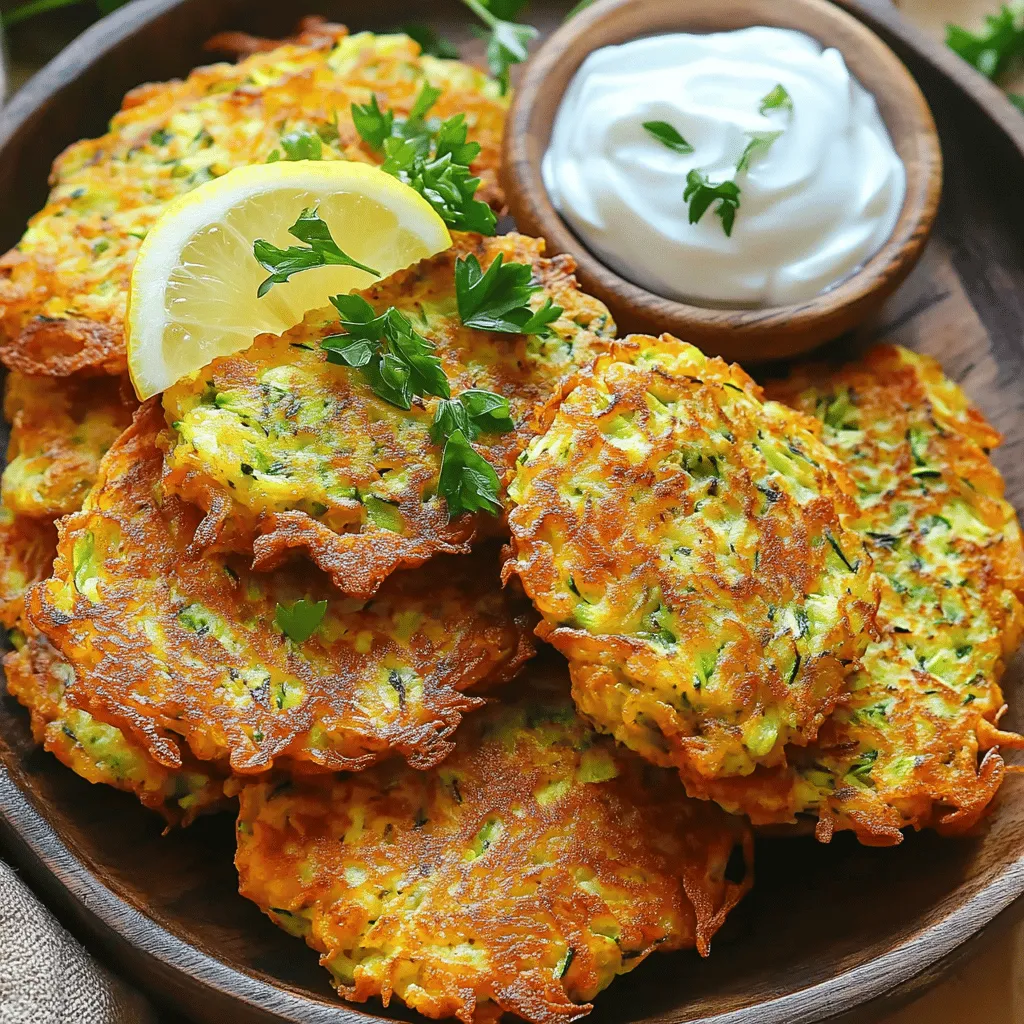 Easy Zucchini Fritters Quick and Crispy Recipe