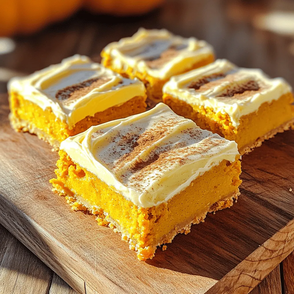 Frosted Pumpkin Bars Irresistible Fall Dessert Recipe