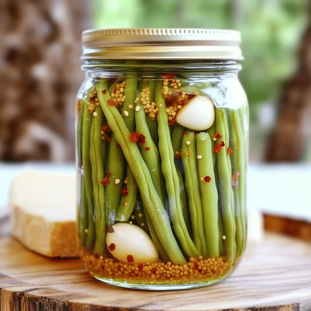 Quick Pickled Green Beans Crunchy and Flavorful Treat
