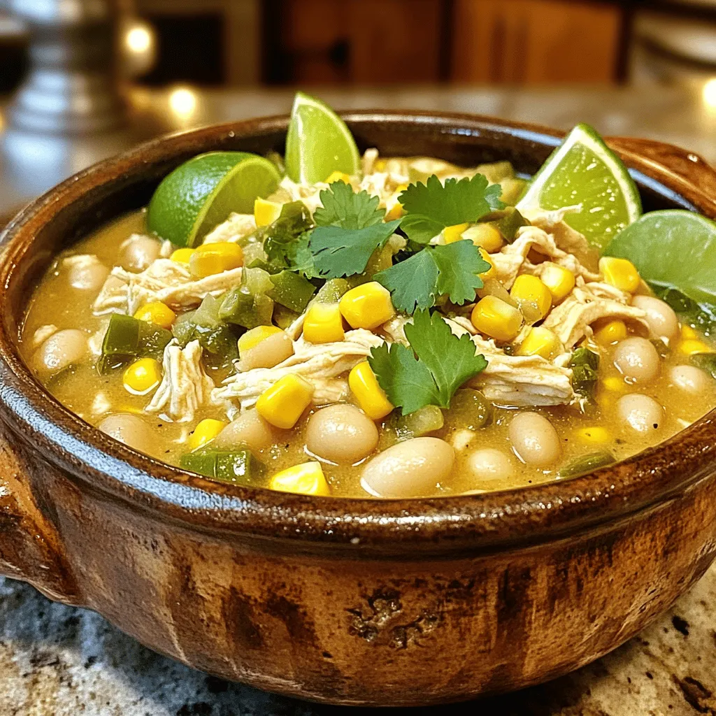 Creamy White Chicken Chili Slow Cooker Delight
