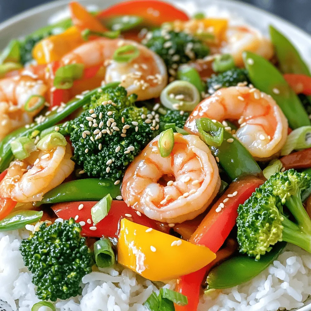 Teriyaki Shrimp Veggie Stir-Fry Quick and Easy Recipe