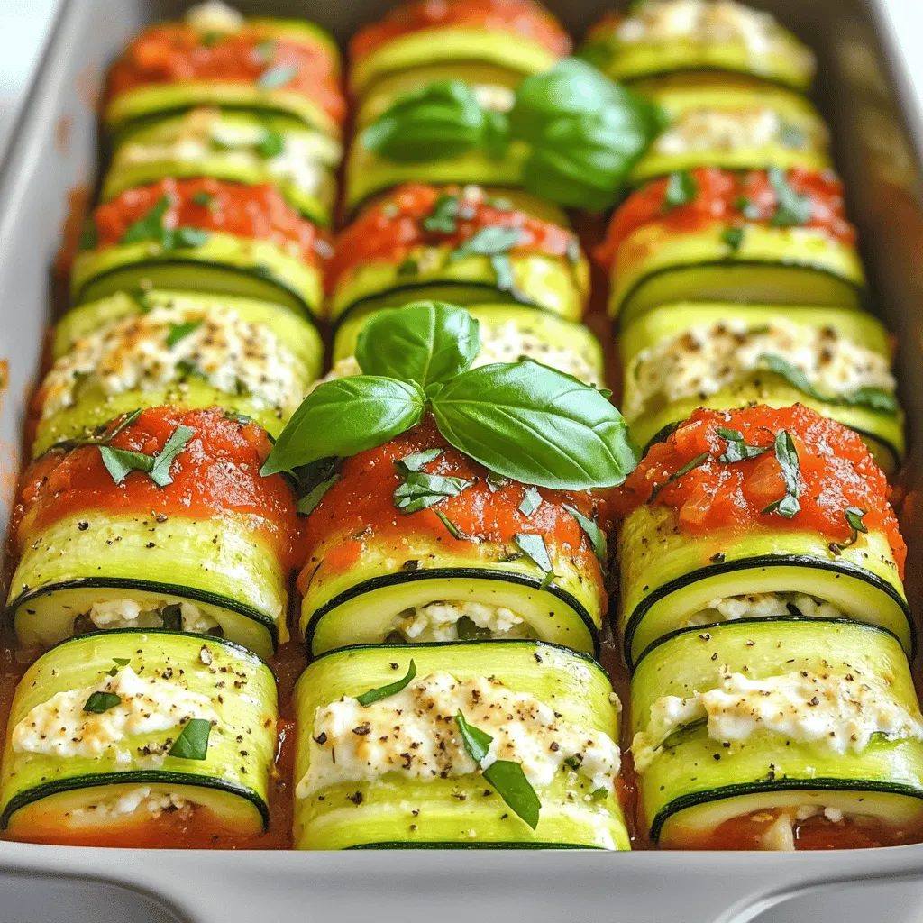 Zucchini Dinner Roll Ups Flavorful and Easy Recipe