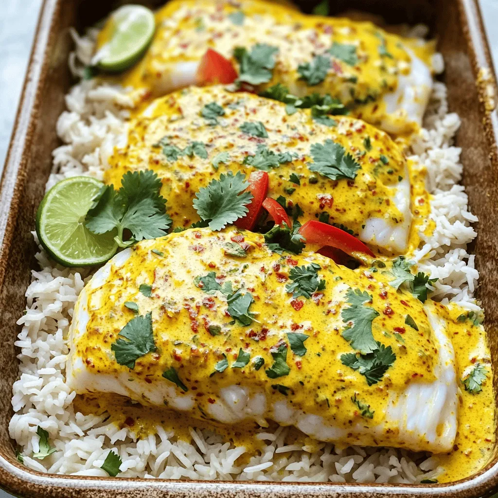 Coconut Curry Baked Cod Flavorful and Simple Dish