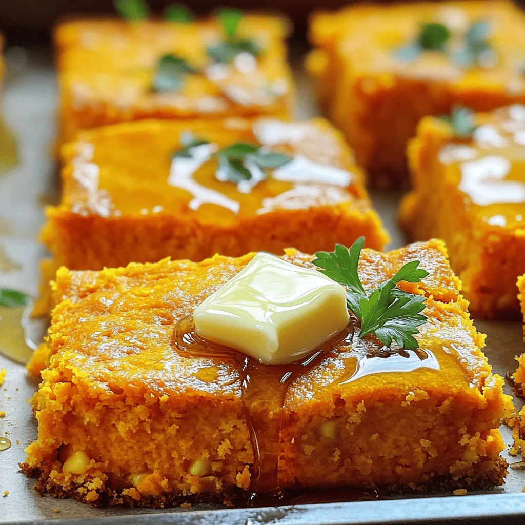 Sweet Potato Cornbread Moist and Flavorful Delight