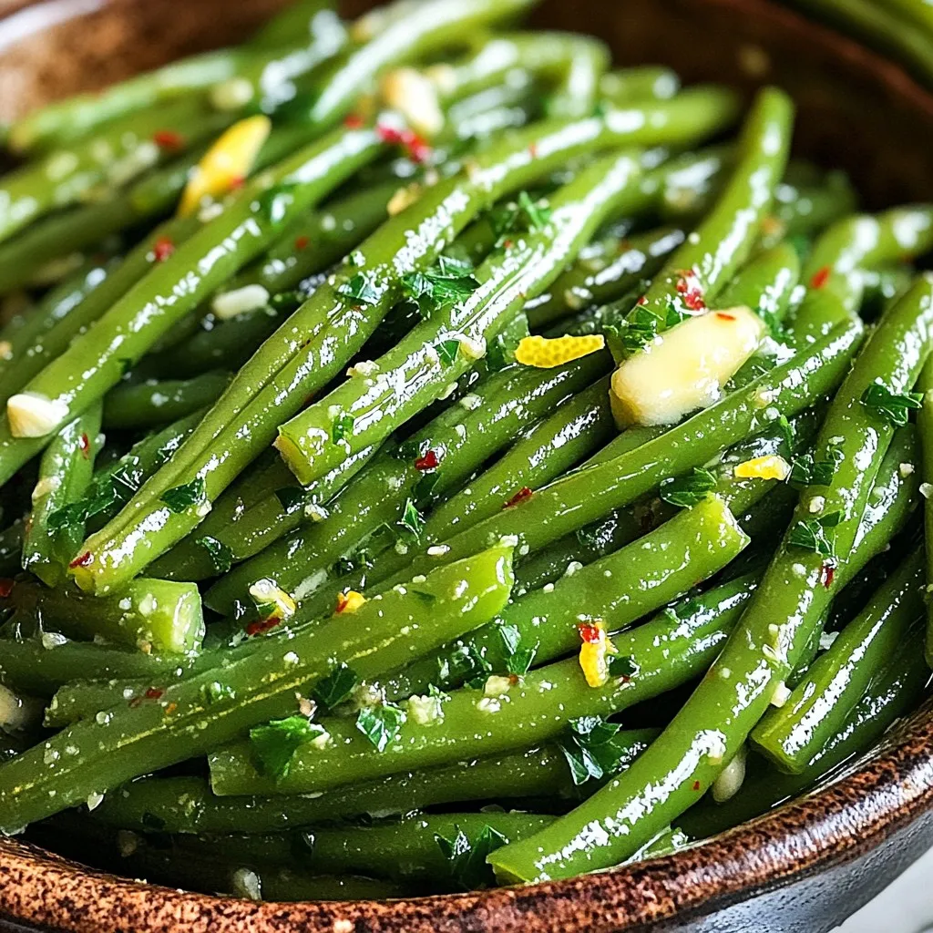 Air Fryer Garlic Butter Green Beans Crispy Delight