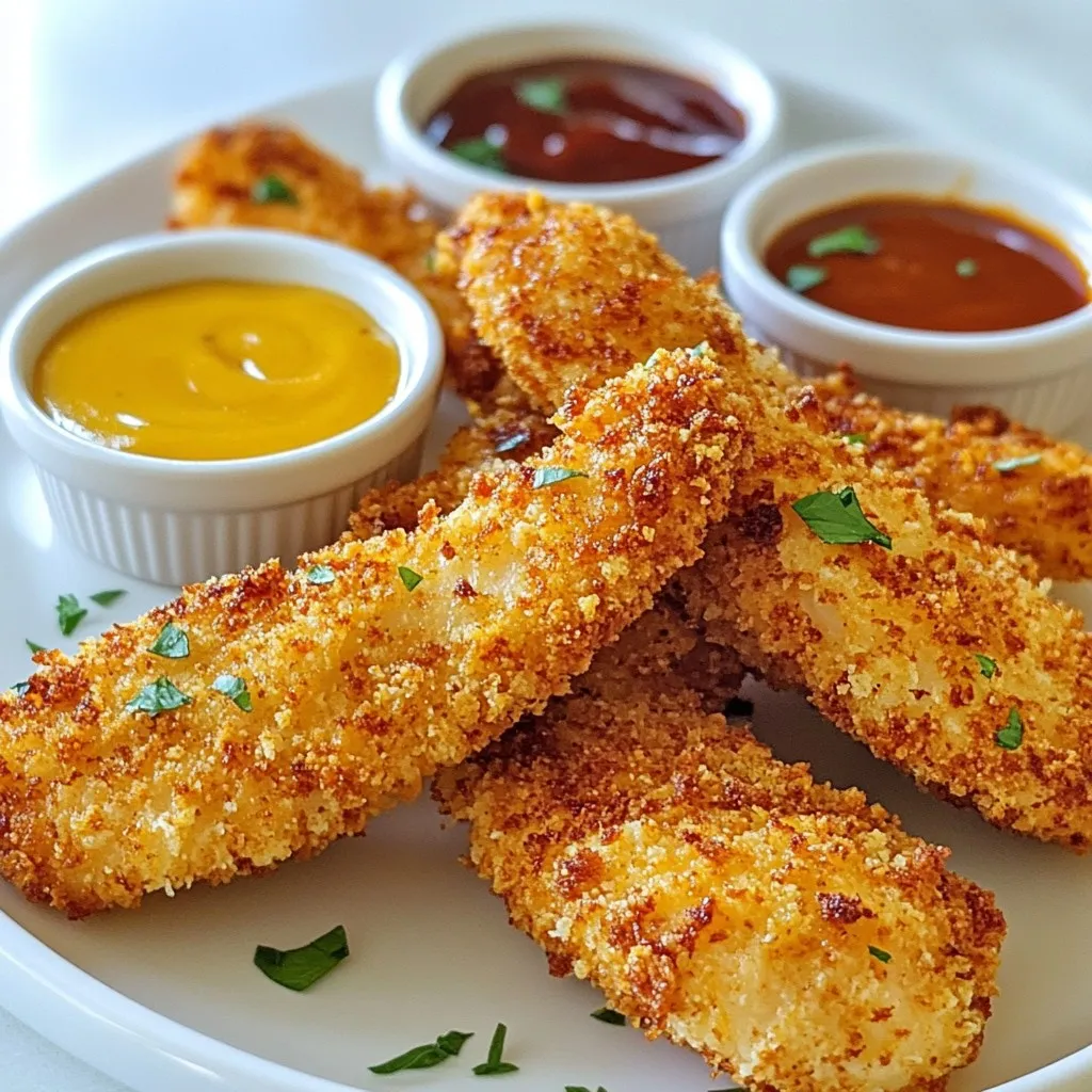 Crispy Oven-Baked Chicken Tenders Easy and Delicious