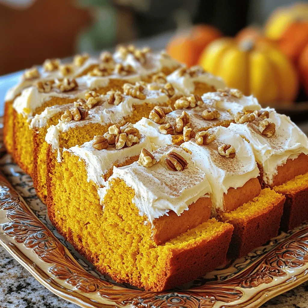 Delectable Pumpkin Bread with Cream Cheese Frosting