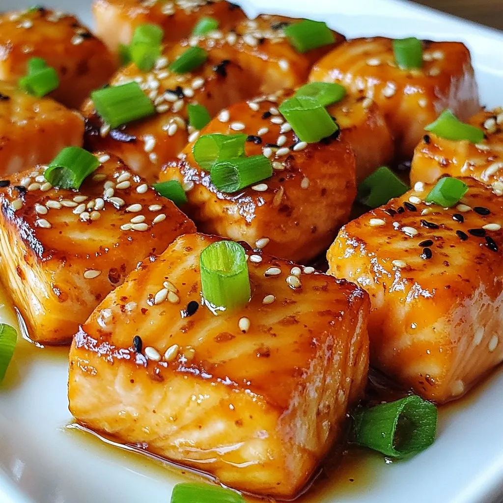 Honey Garlic Salmon Bites Flavorful and Easy Recipe