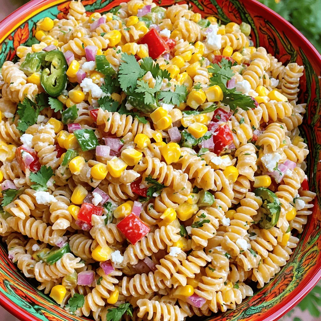 Healthy Street Corn Pasta Salad Flavorful and Fresh Dish