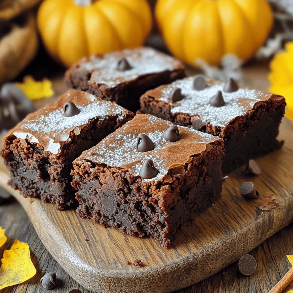 Pumpkin Brownies Delightful and Simple Treat Recipe