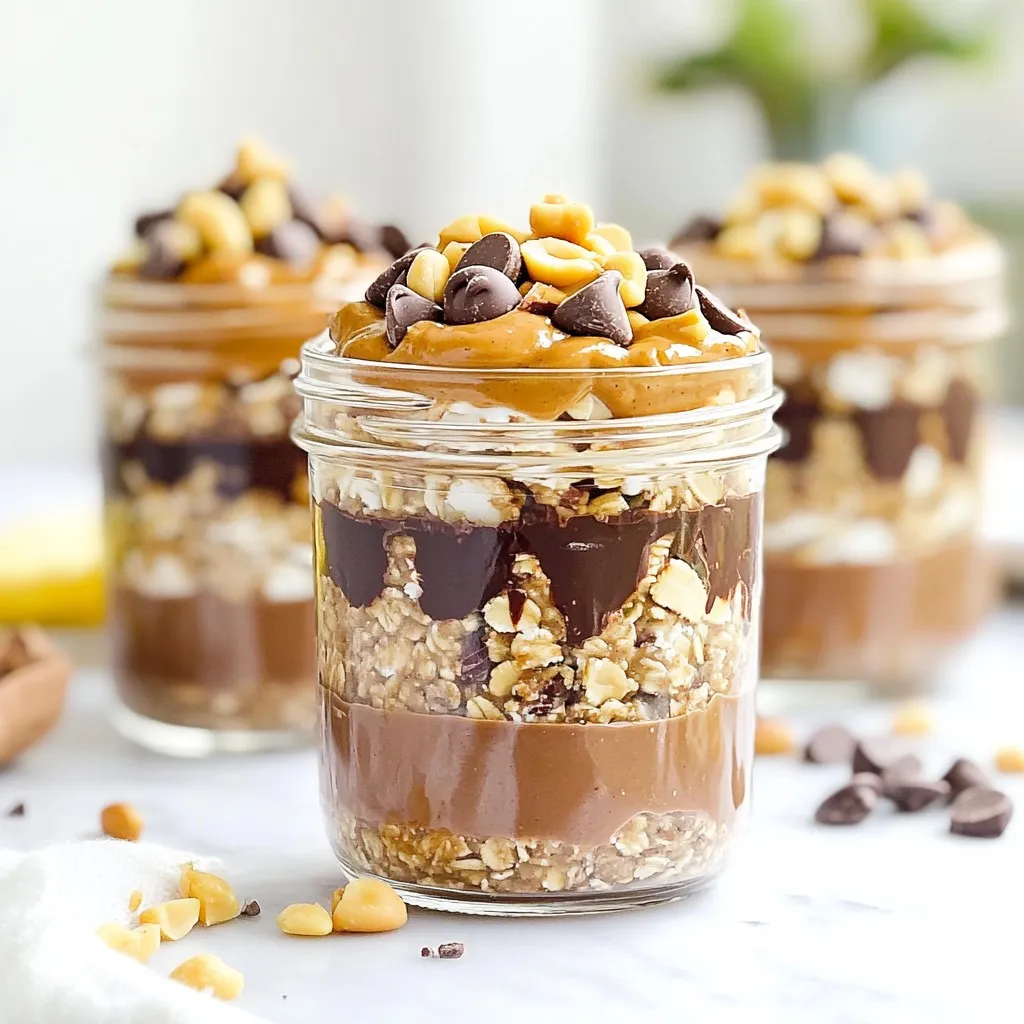 Peanut Butter Cup Overnight Oats Flavorful and Easy Meal