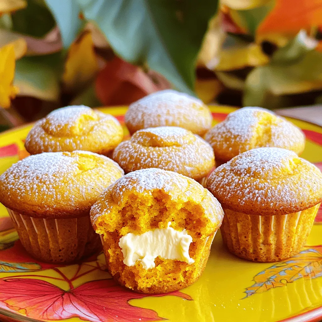 Mini Pumpkin Cream Cheese Muffins Cozy and Tasty Snack