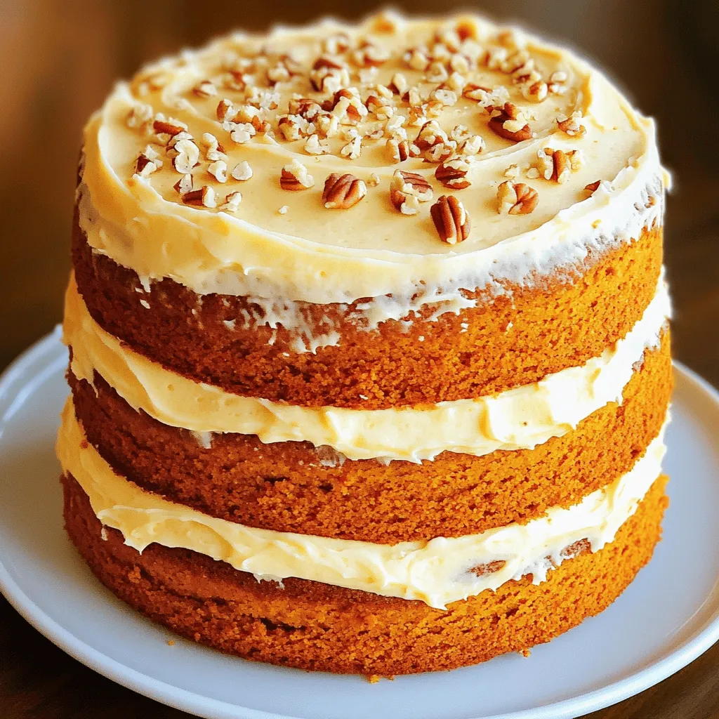 Pumpkin Layer Cake Irresistible Fall Dessert Recipe