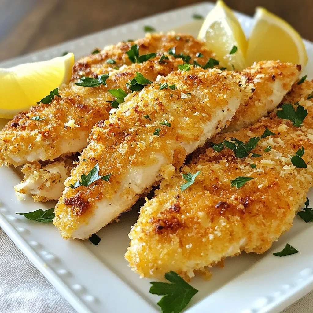 Crispy Oven Baked Chicken Cutlets Quick and Easy Meal