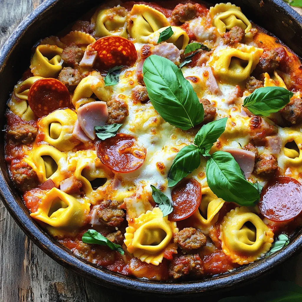 Meat Lovers Pizza Tortellini Flavorful Easy Dish