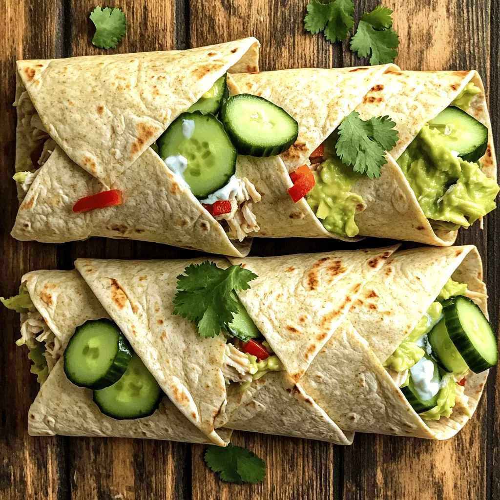 Healthy Chicken Wraps Nourishing and Simple Meal
