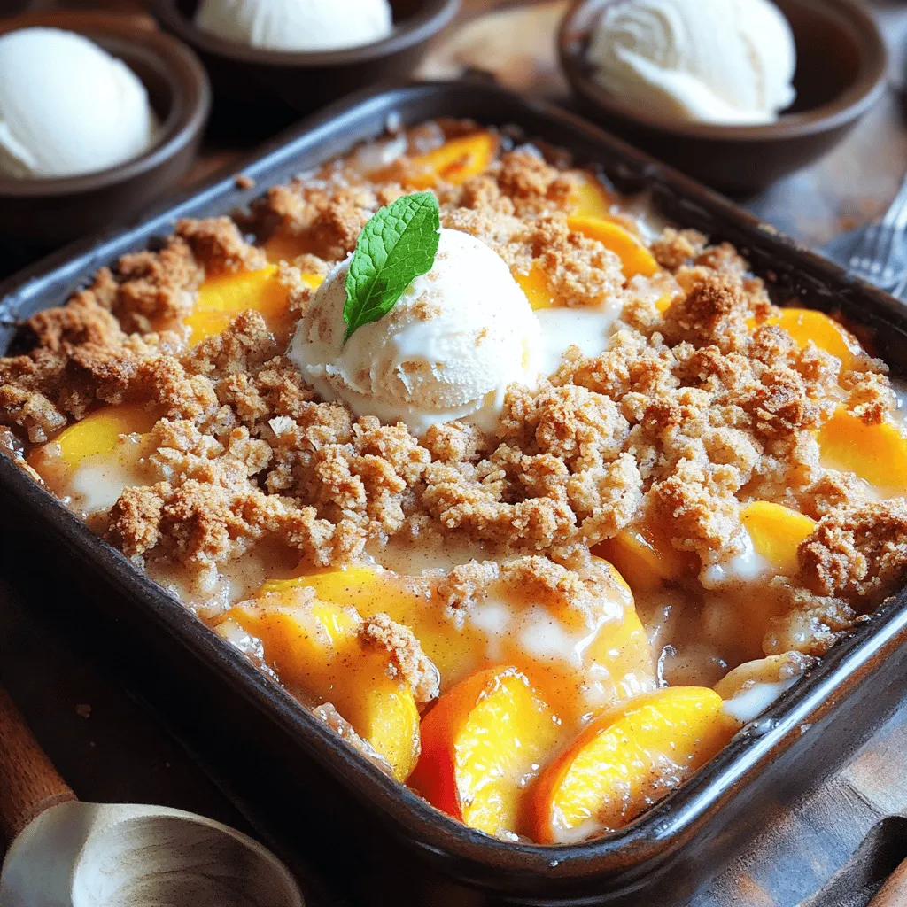 Peach Crumble Will Make You Forget All About Cobblers
