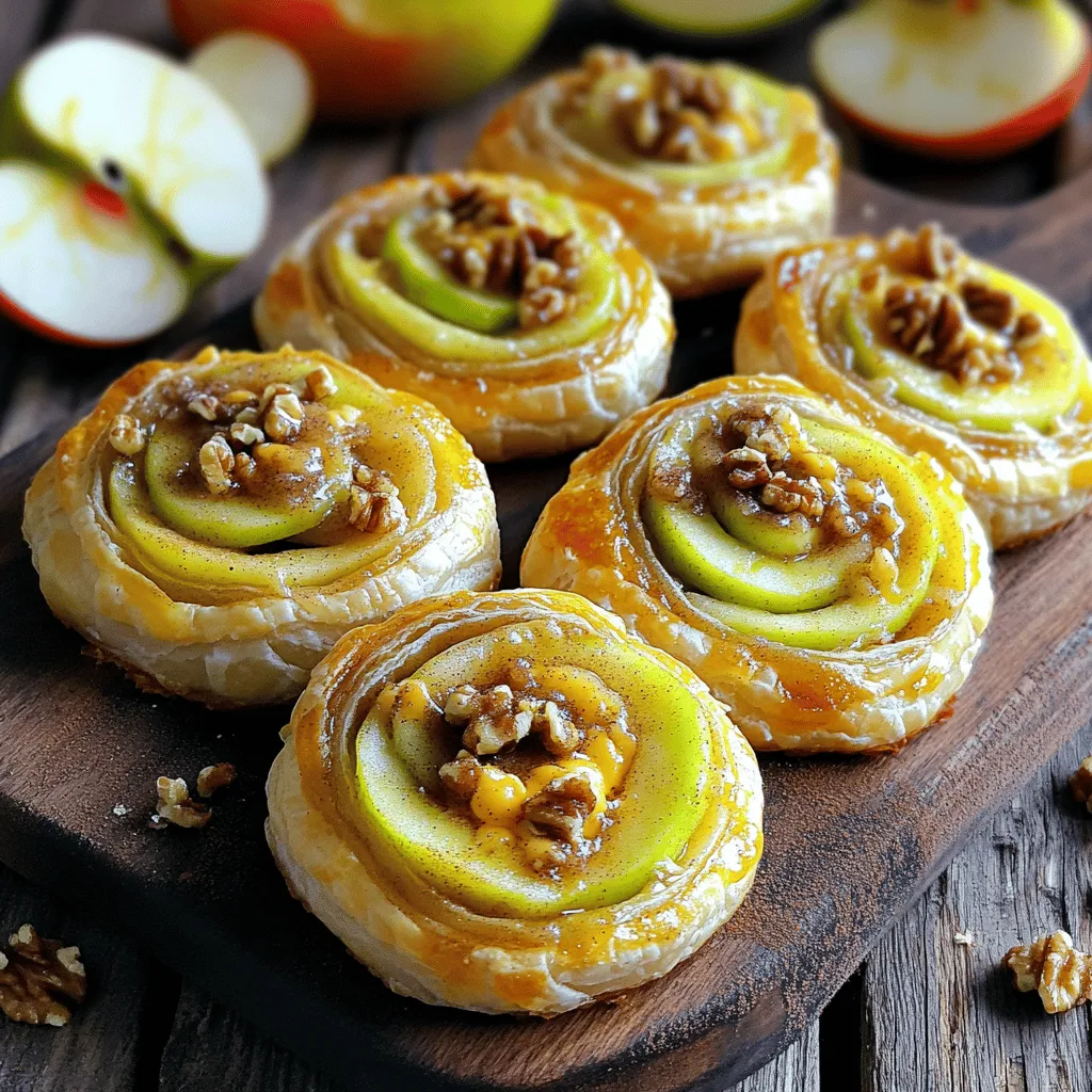 Apple Cheddar Puff Pastry Pinwheels Easy and Tasty