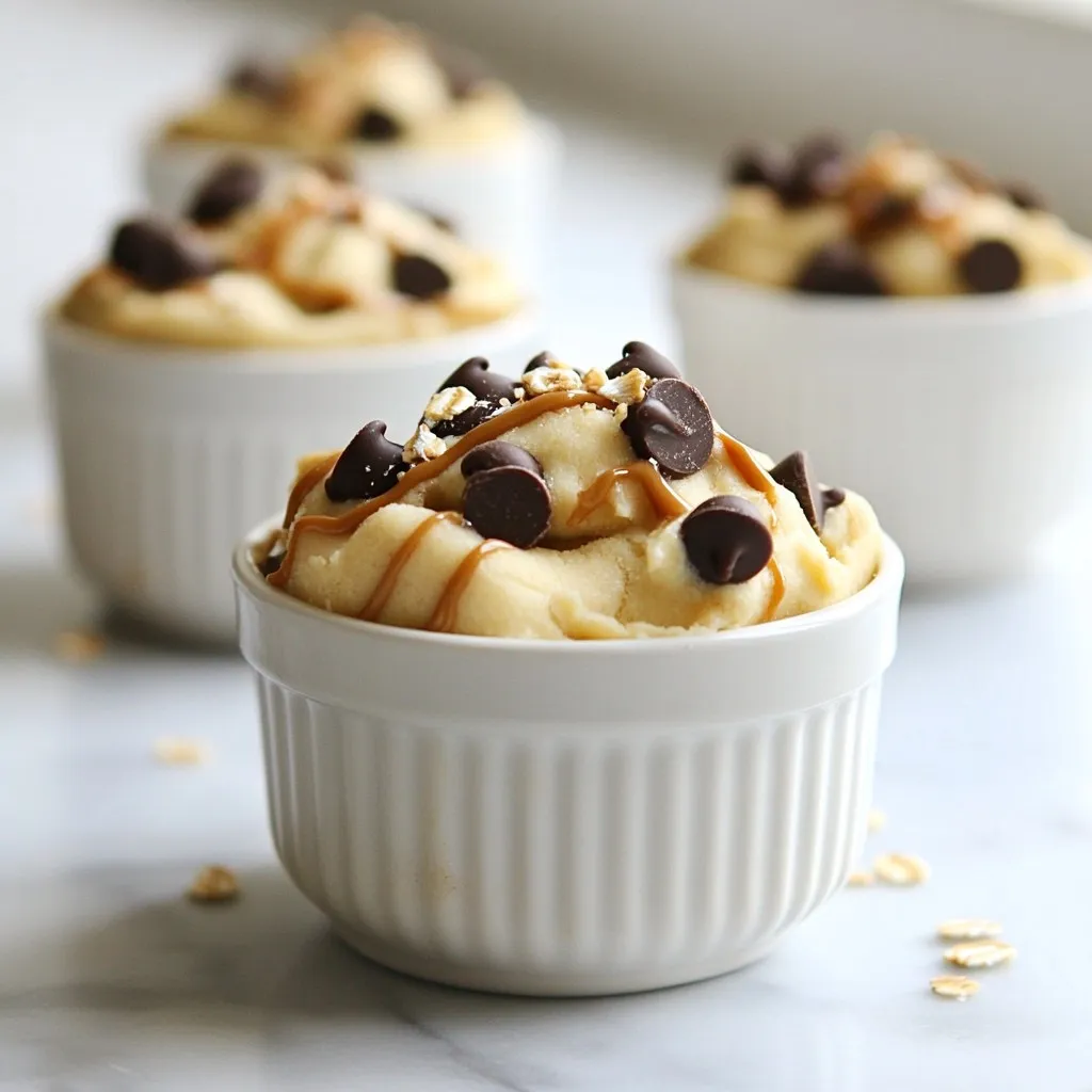 Edible Protein Cookie Dough Easy and Healthy Snack