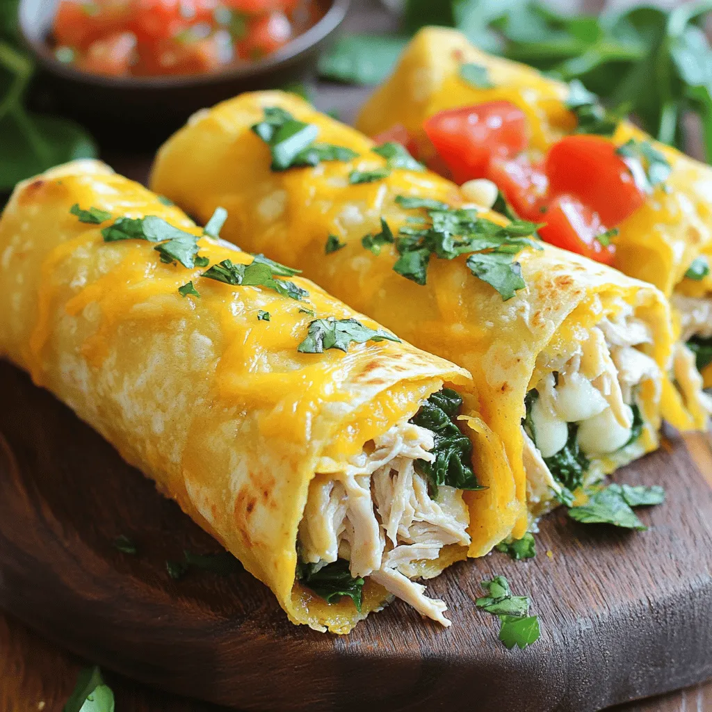 Cheesy Garlic Chicken Wraps Flavorful and Easy Meal
