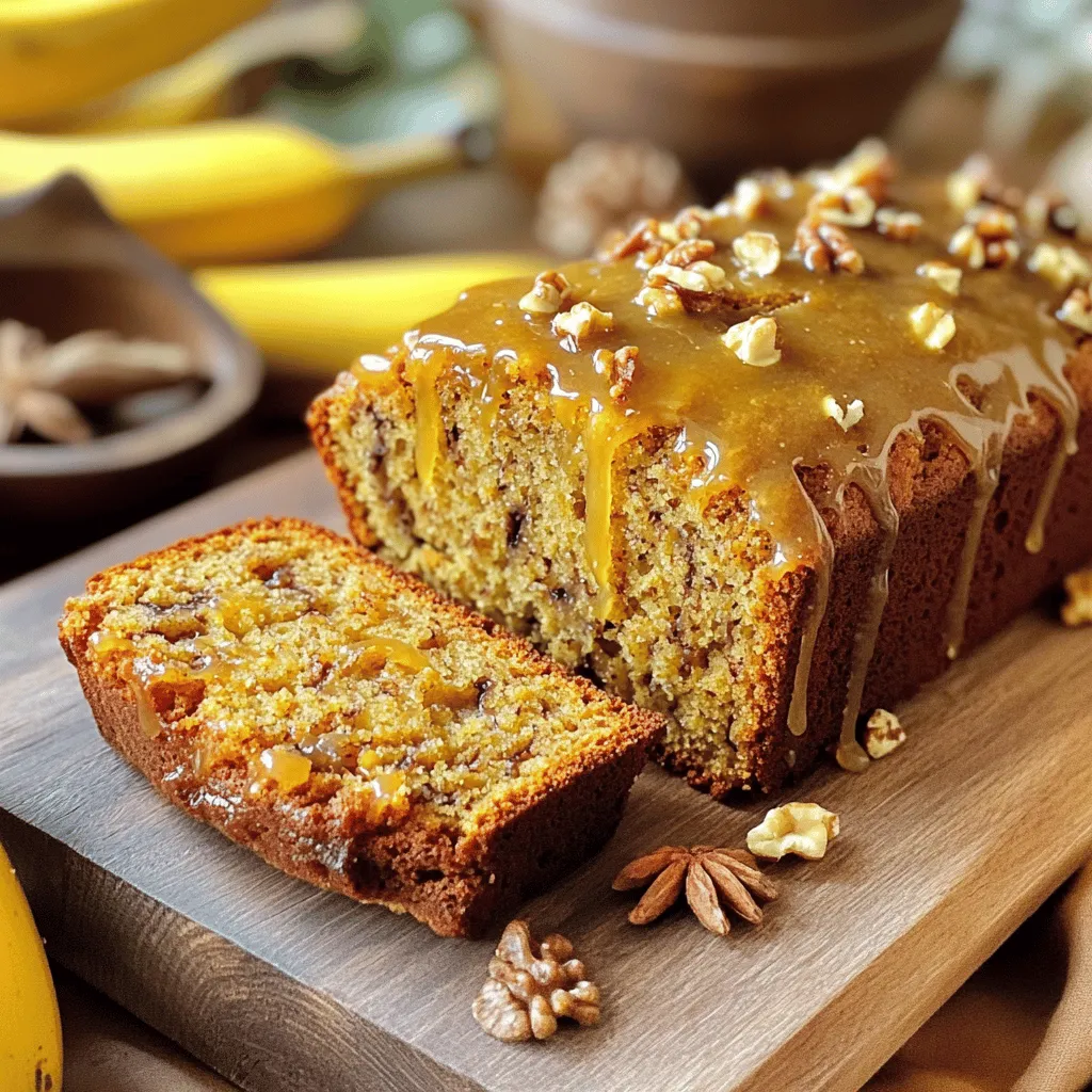Chai Spice Banana Bread with Maple Glaze Delight