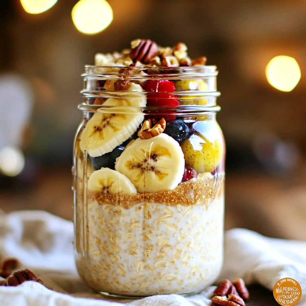 Maple Brown Sugar Overnight Oats Quick and Tasty Meal