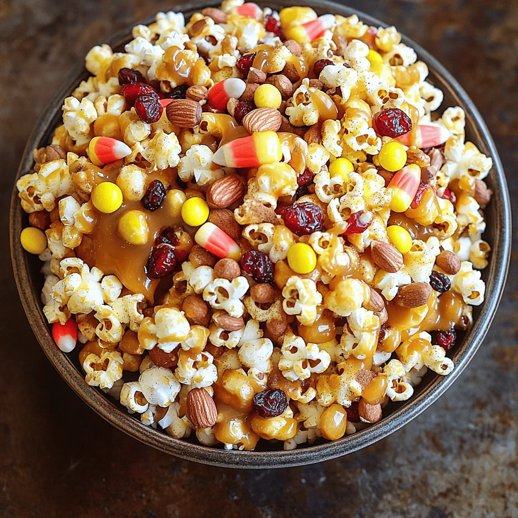 Fall Harvest Caramel Corn Mix Delightful Snack Ideas