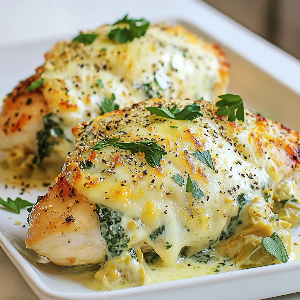 Creamy Spinach Artichoke Chicken Flavorful Dinner Idea
