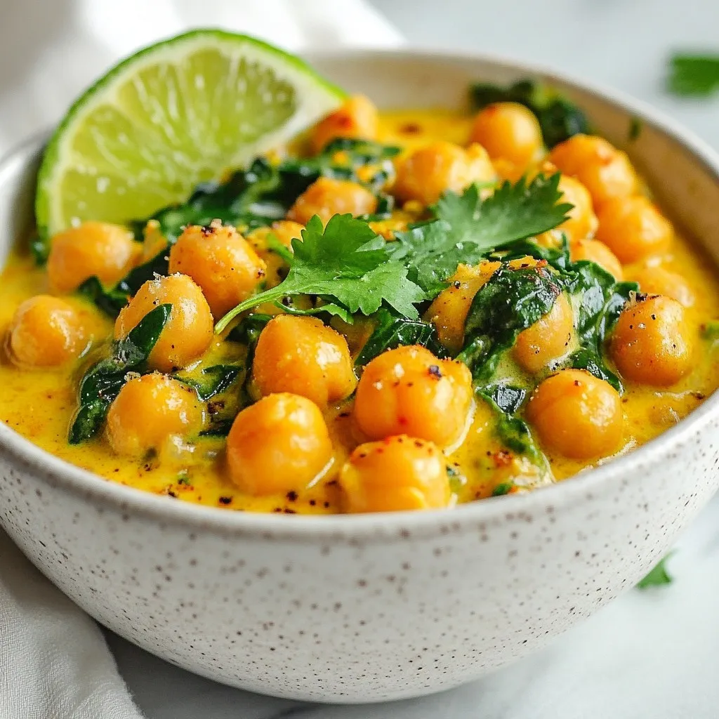 Coconut Curry Chickpeas Flavorful and Healthy Dish