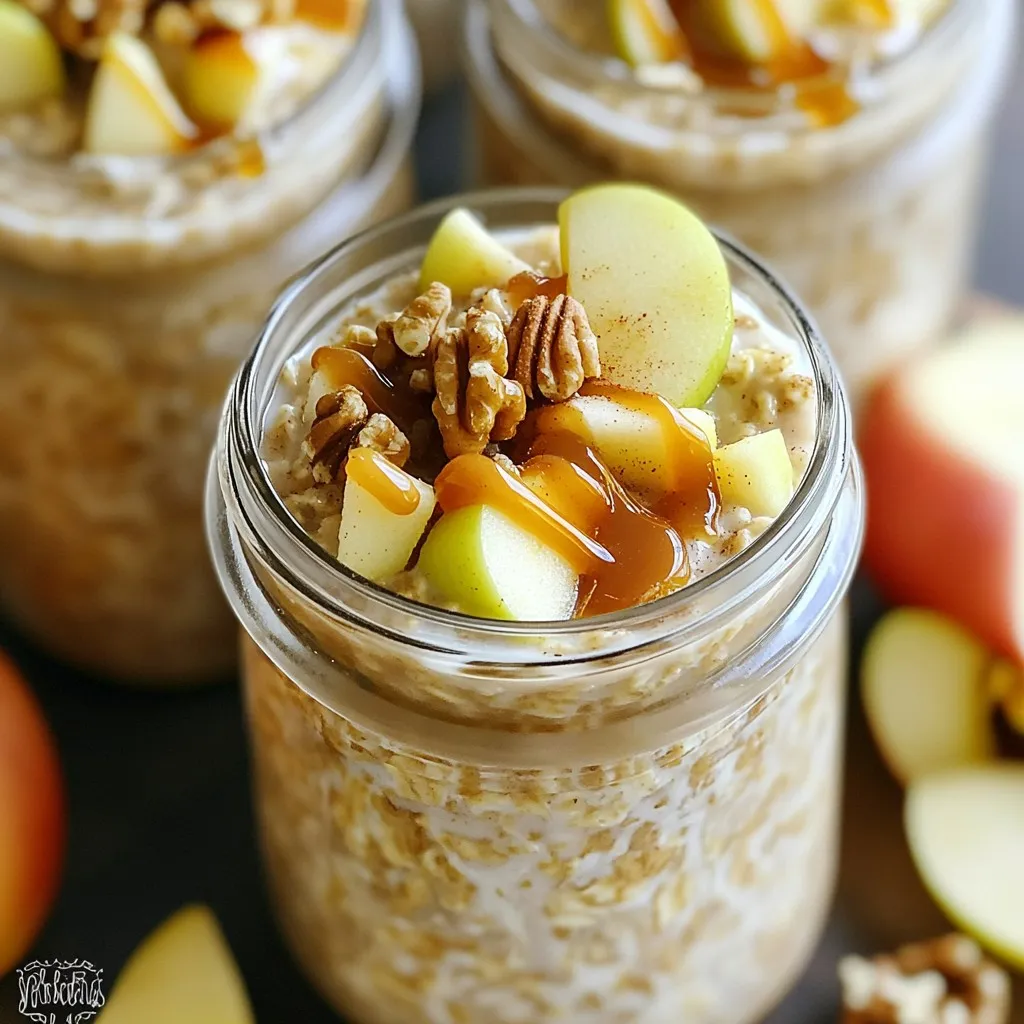 Caramel Apple Overnight Oats Simple and Tasty Meal