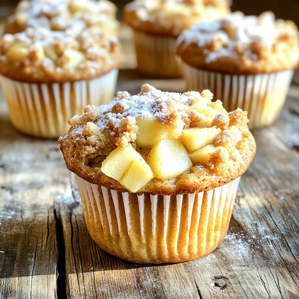 Delicious Bakery Style Apple Streusel Muffins Recipe