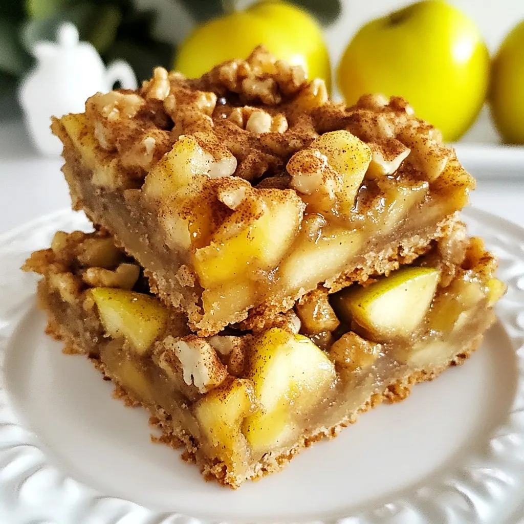 Chewy Apple Cinnamon Breakfast Bars Easy Recipe