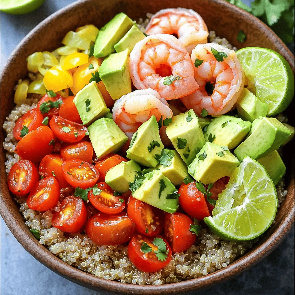 Shrimp and Avocado Bowls Fresh and Flavorful Delight