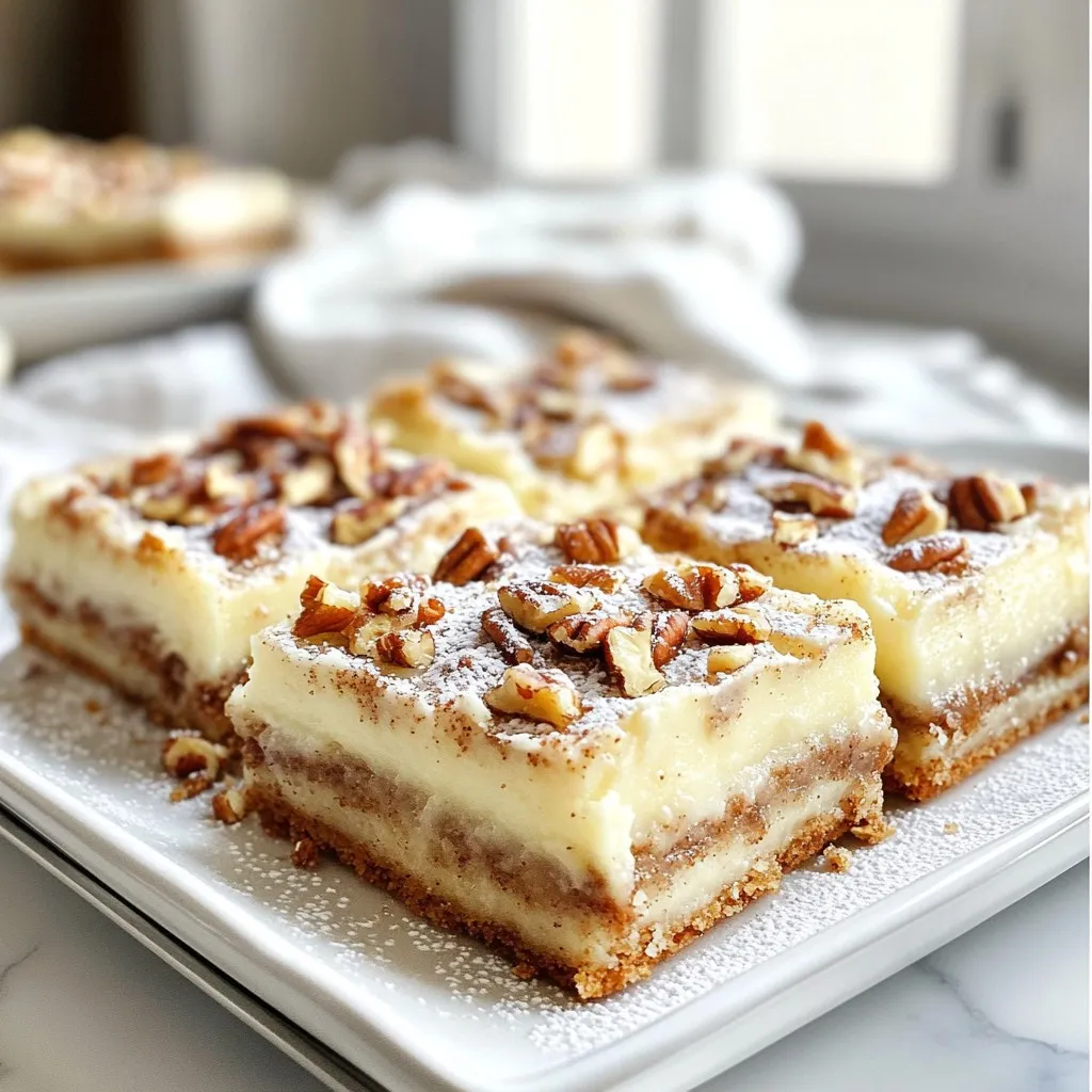 Cinnamon Roll Bliss Bars Scrumptious Snack Idea