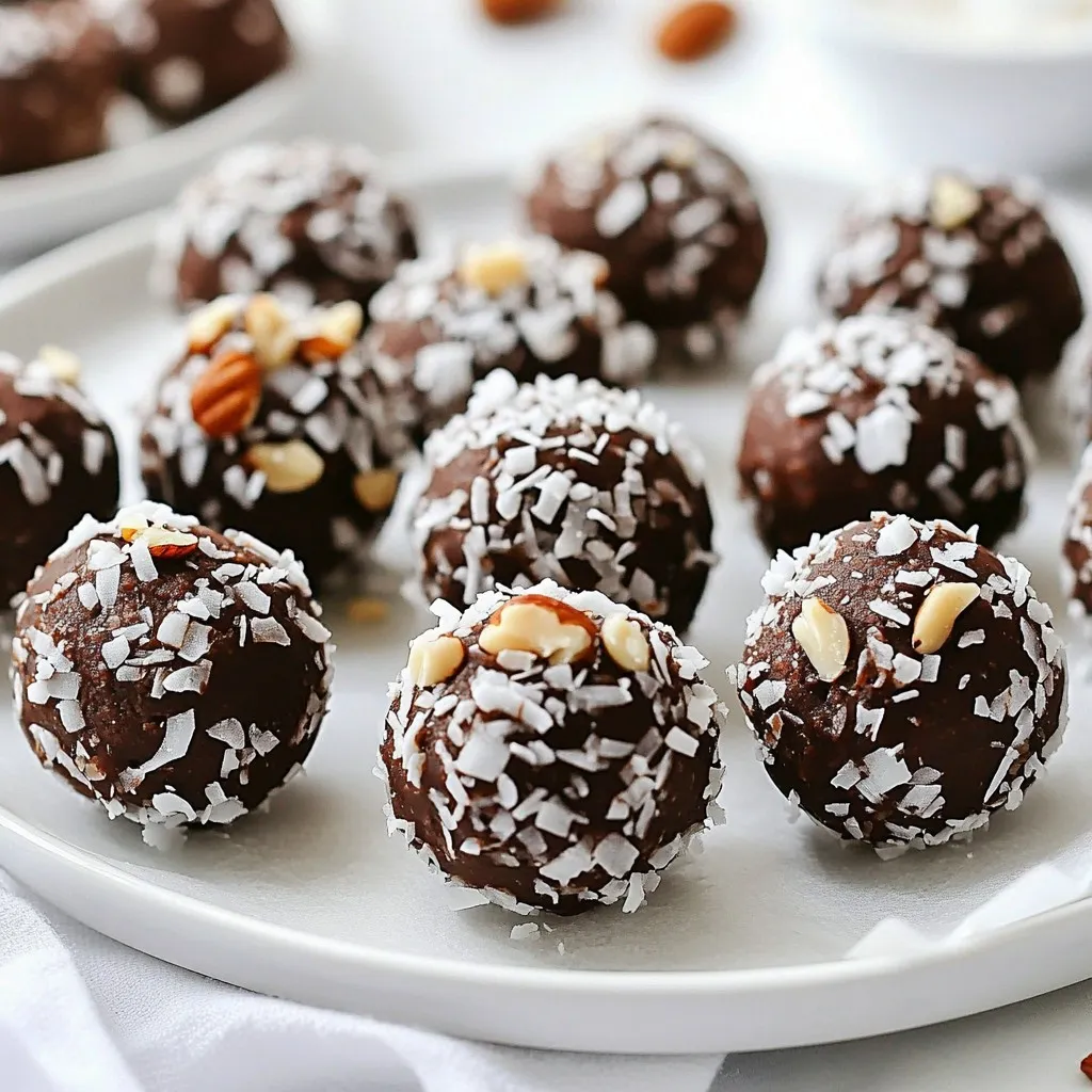 No-Bake Brownie Bites Tasty Healthy Treats