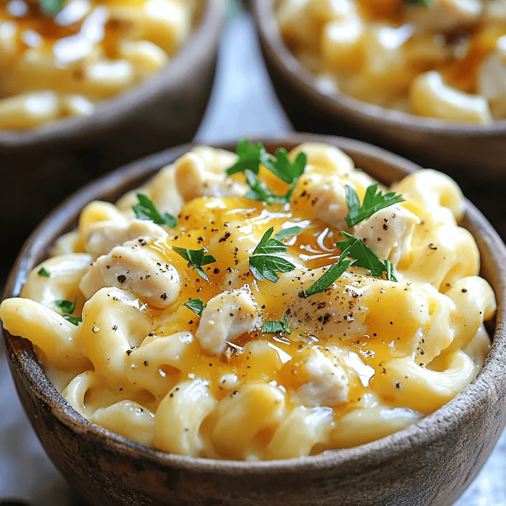 Creamy Honey Pepper Chicken Mac and Cheese Delight