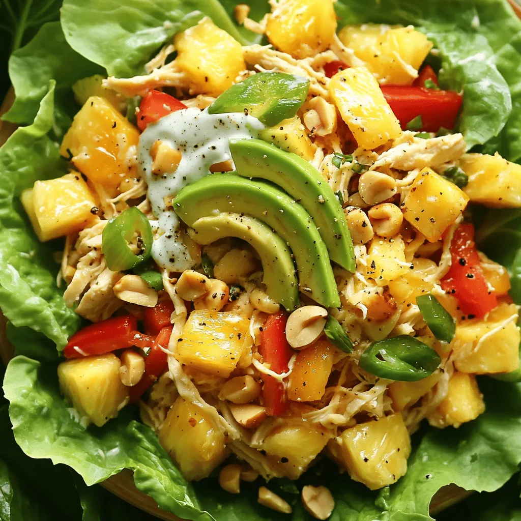 Hawaiian Chicken Salad Flavorful Quick Prep Recipe