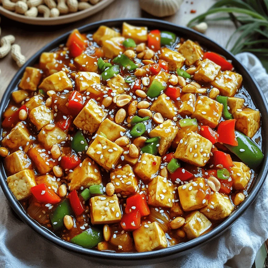 Spicy Kung Pao Tofu Better Than Takeout Delight