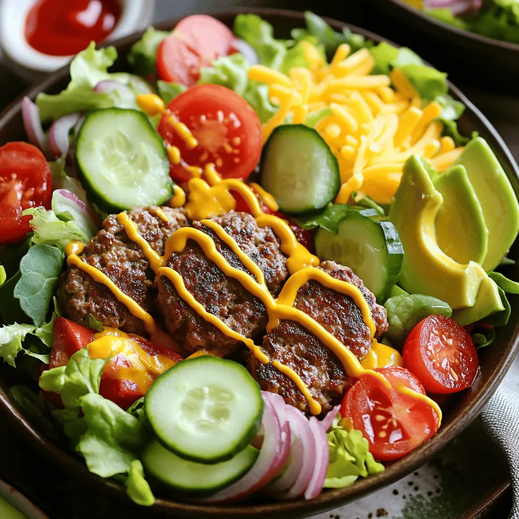 Burger Bowls Packed with Flavorful Ingredients