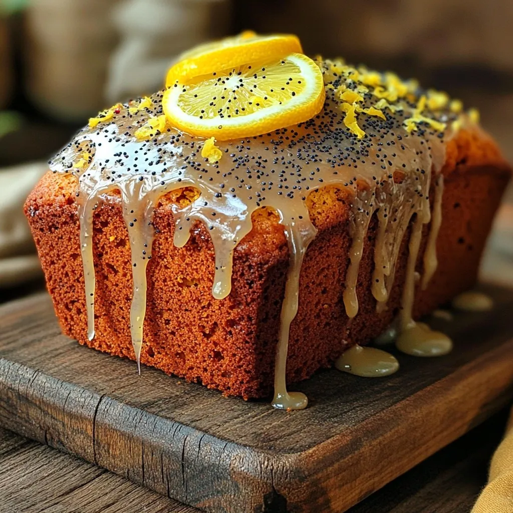 Bakery-Style Lemon Poppy Seed Loaf Fresh and Zesty