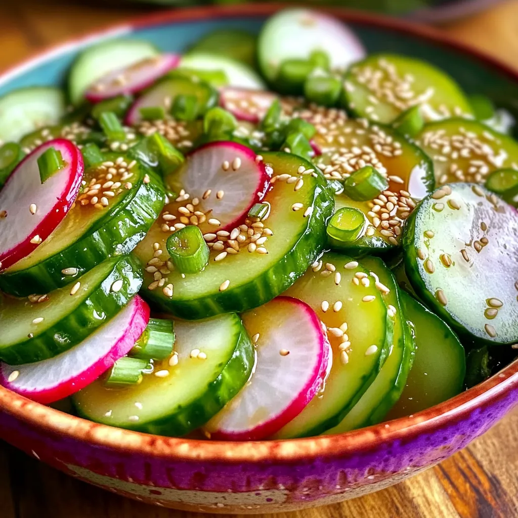 Crisp Asian Cucumber Radish Salad Easy Delight Recipe