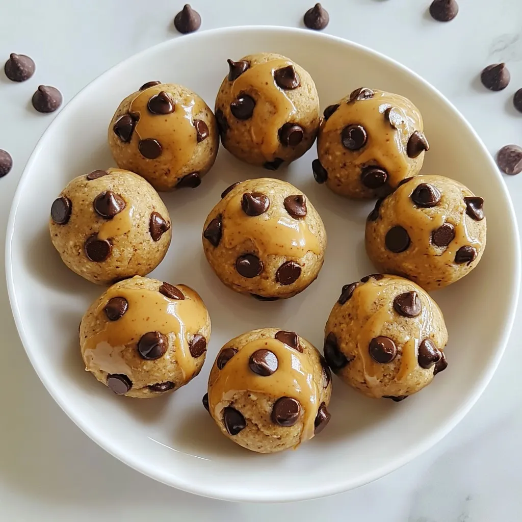Chocolate Chip Cookie Dough Protein Balls Simple and Tasty