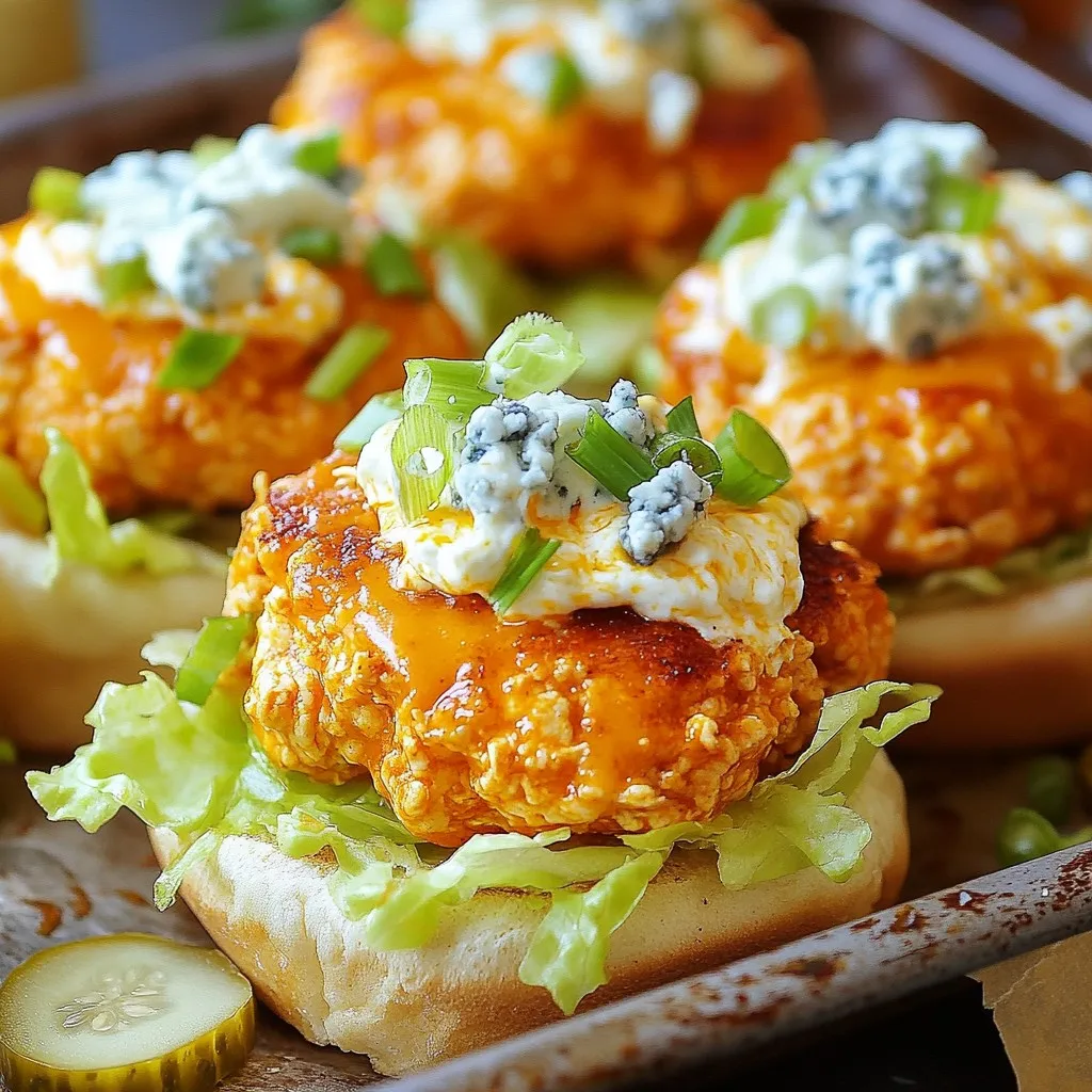 Spicy Buffalo Chicken Sliders Flavorful and Easy Meal