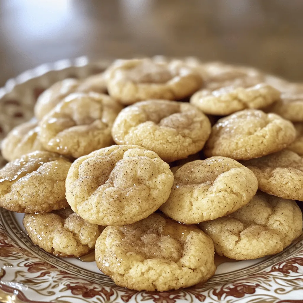 Maple Snickerdoodles Soft and Chewy Cookie Delight