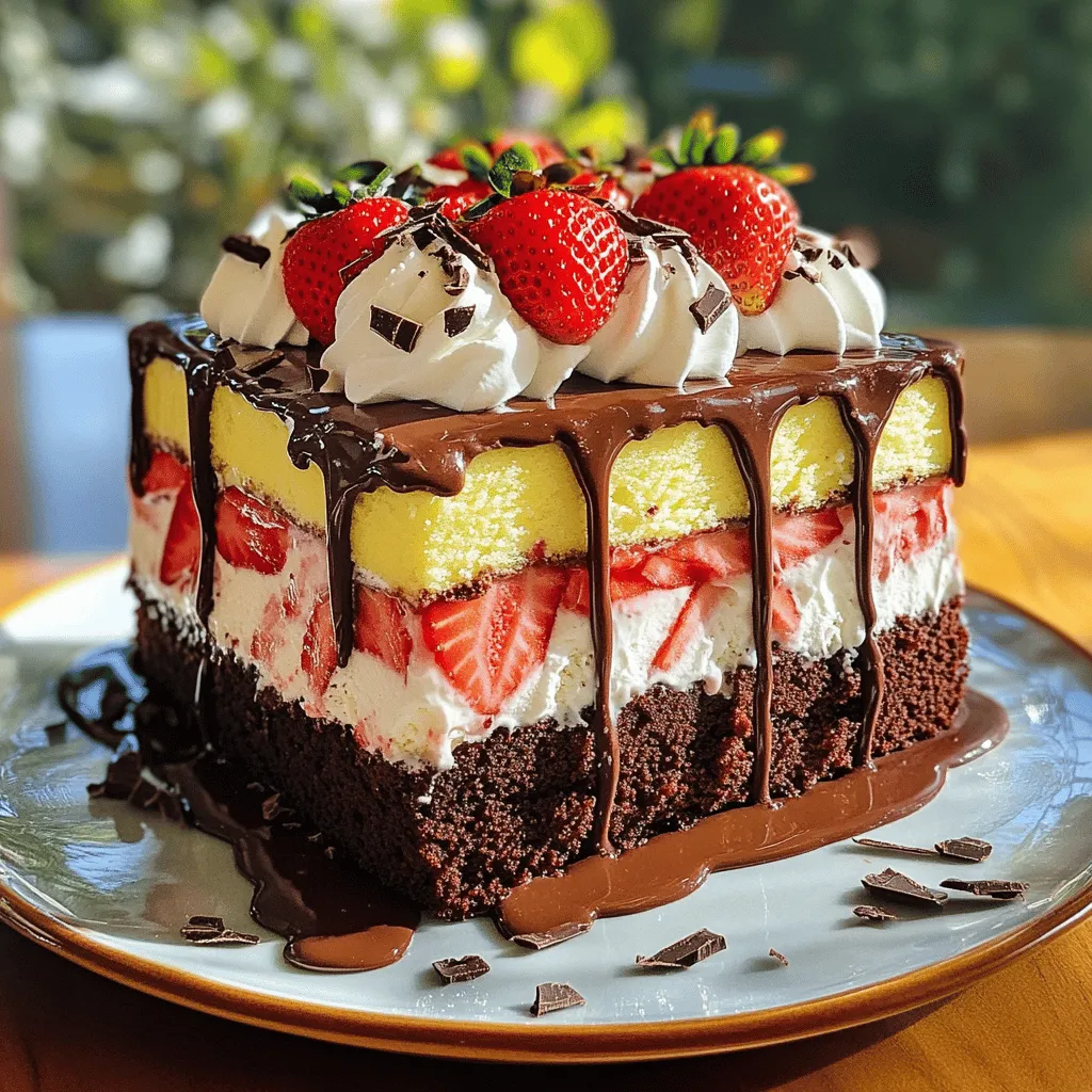 Neapolitan Ice Cream Cake Delightful Frozen Treat